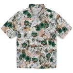 Ohio Bobcats Hawaiian Shirt - Hibiscus Seaside | Hula Hawaiian Shirts