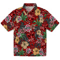 Ohio State Buckeyes Hawaiian Shirt - Hibiscus Tiki Jungle | Hula Hawaiian Shirts