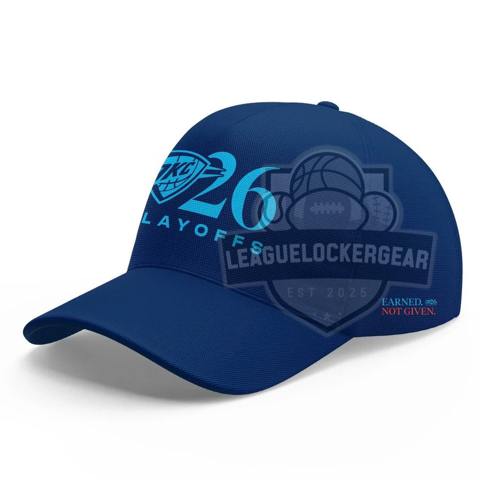 Oklahoma City Earned Not Given OKC 26 Playoffs Hoodie - LeagueLockerGear