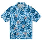 Oklahoma City Thunder Hawaiian Shirt - Hibiscus Blooms | Hula Hawaiian Shirts