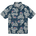 Oklahoma City Thunder Hawaiian Shirt - Hibiscus Flowers | Hula Hawaiian Shirts