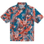 Oklahoma City Thunder Hawaiian Shirt - Palm Leaves | Hula Hawaiian Shirts
