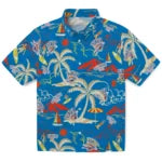 Oklahoma City Thunder Hawaiian Shirt - Palm Tree Island | Hula Hawaiian Shirts