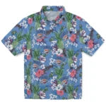Oklahoma City Thunder Hawaiian Shirt - Pineapple Bouquet | Hula Hawaiian Shirts