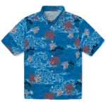 Oklahoma City Thunder Hawaiian Shirt - Wave Palm | Hula Hawaiian Shirts