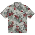 Oklahoma Sooners Hawaiian Shirt - Hibiscus Designs | Hula Hawaiian Shirts