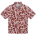 Oklahoma Sooners Hawaiian Shirt - Hibiscus Motif | Hula Hawaiian Shirts