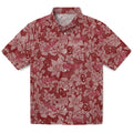 Oklahoma Sooners Hawaiian Shirt - Hibiscus Oasis | Hula Hawaiian Shirts