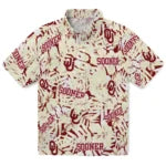 Oklahoma Sooners Hawaiian Shirt - Hibiscus Overlay | Hula Hawaiian Shirts