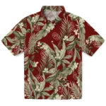 Oklahoma Sooners Hawaiian Shirt - Palm Leaves | Hula Hawaiian Shirts