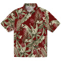 Oklahoma Sooners Hawaiian Shirt - Palm Leaves | Hula Hawaiian Shirts