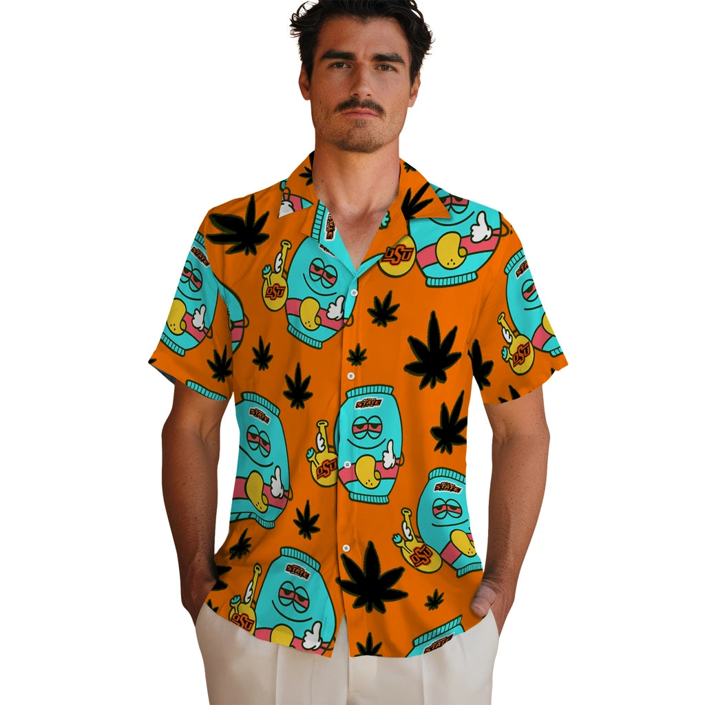 Oklahoma State Cowboys Hawaiian Shirt - Chill Vibe | Hula Hawaiian Shirts