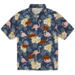 Oklahoma State Cowboys Hawaiian Shirt - Flamingo Hibiscus | Hula Hawaiian Shirts