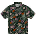 Oklahoma State Cowboys Hawaiian Shirt - Hibiscus Leaves Pattern | Hula Hawaiian Shirts