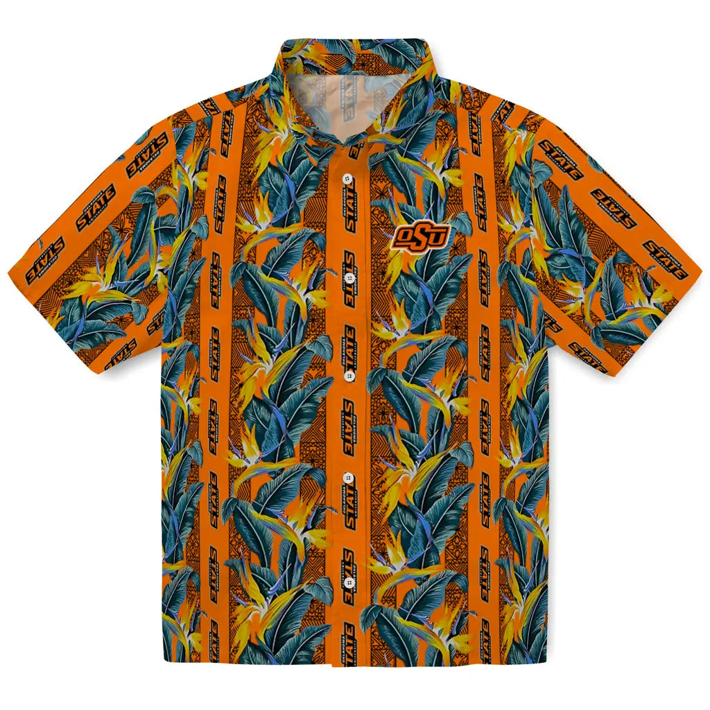 Oklahoma State Cowboys Hawaiian Shirt - Paradise Vines | Hula Hawaiian Shirts