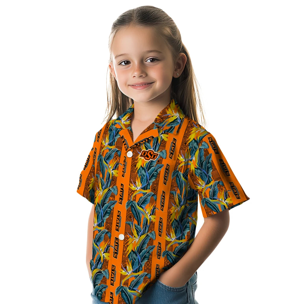 Oklahoma State Cowboys Hawaiian Shirt - Paradise Vines | Hula Hawaiian Shirts
