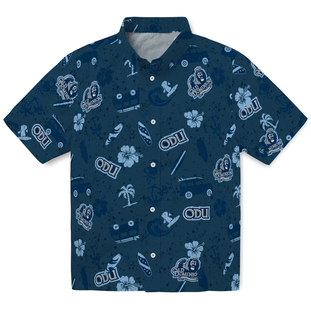 Old Dominion Monarchs Hawaiian Shirt - Beach Vibe | Hula Hawaiian Shirts