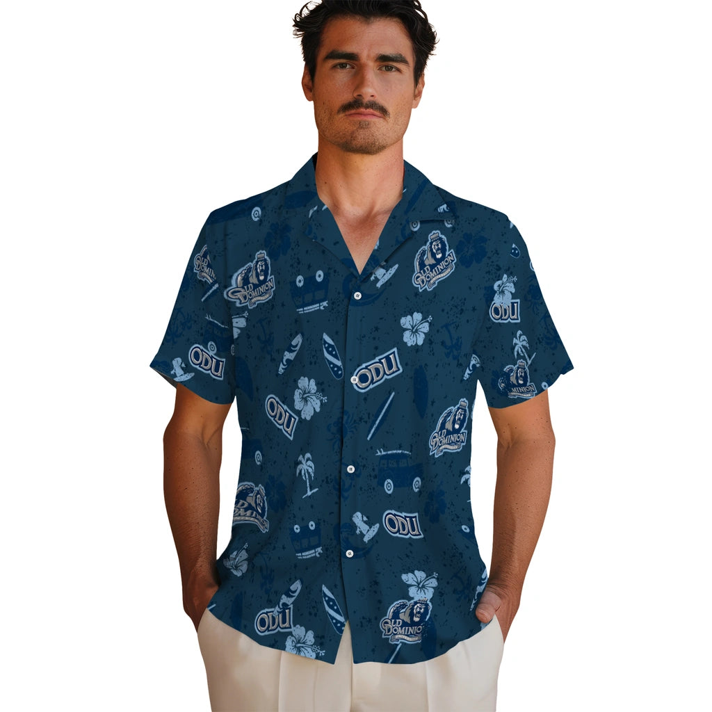 Old Dominion Monarchs Hawaiian Shirt - Beach Vibe | Hula Hawaiian Shirts