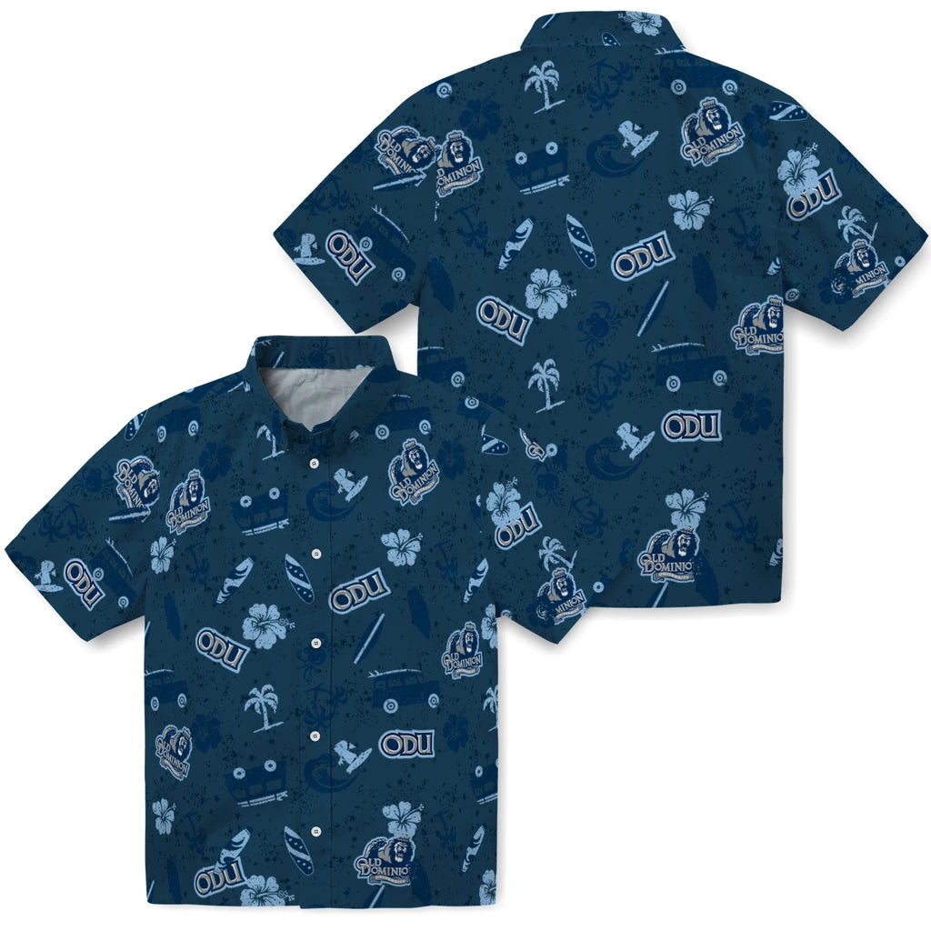 Old Dominion Monarchs Hawaiian Shirt - Beach Vibe | Hula Hawaiian Shirts