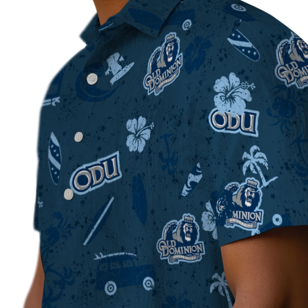 Old Dominion Monarchs Hawaiian Shirt - Beach Vibe | Hula Hawaiian Shirts