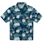 Old Dominion Monarchs Hawaiian Shirt - Flamingo and Hibiscus | Hula Hawaiian Shirts