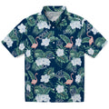 Old Dominion Monarchs Hawaiian Shirt - Flamingo and Hibiscus | Hula Hawaiian Shirts