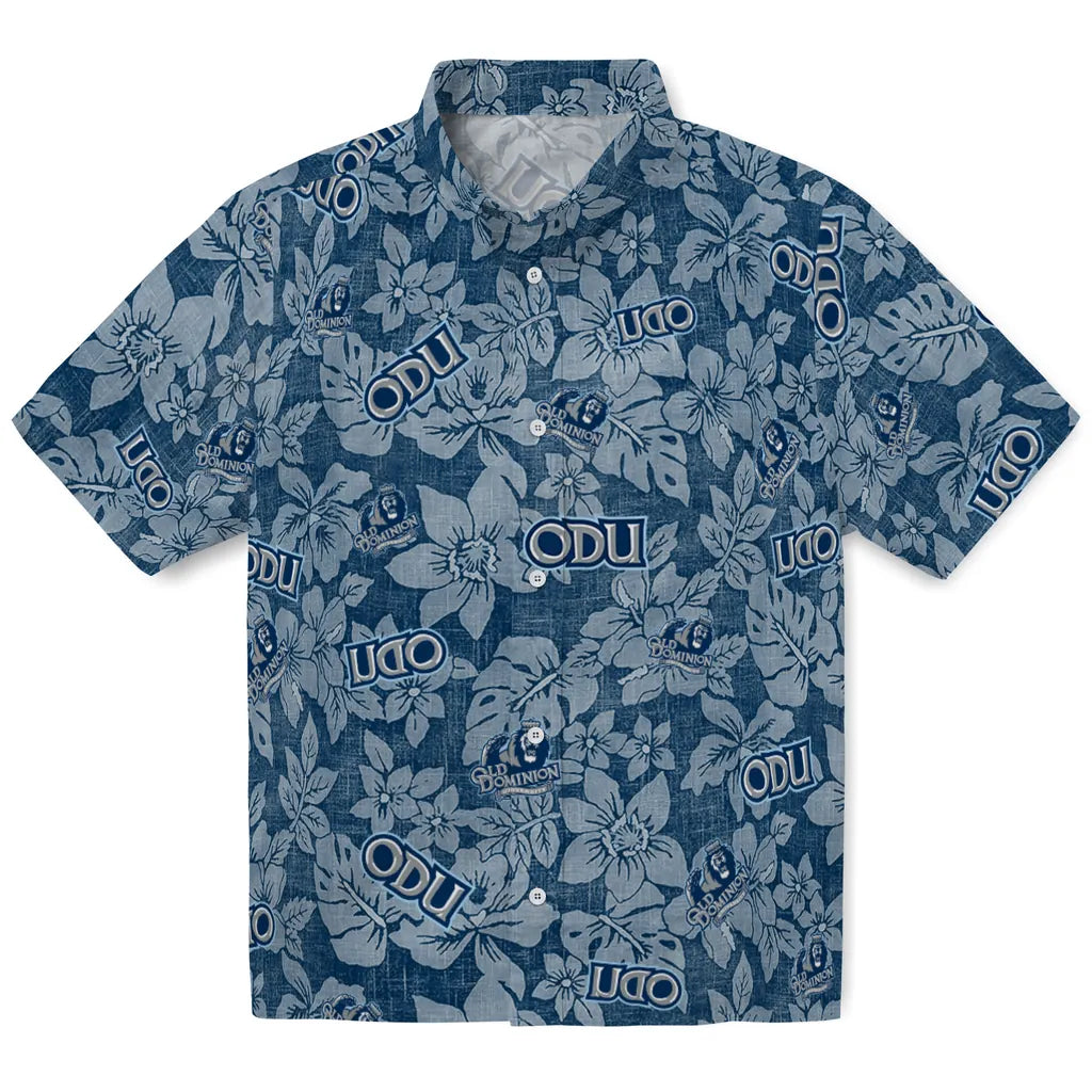 Old Dominion Monarchs Hawaiian Shirt - Hibiscus Oasis | Hula Hawaiian Shirts