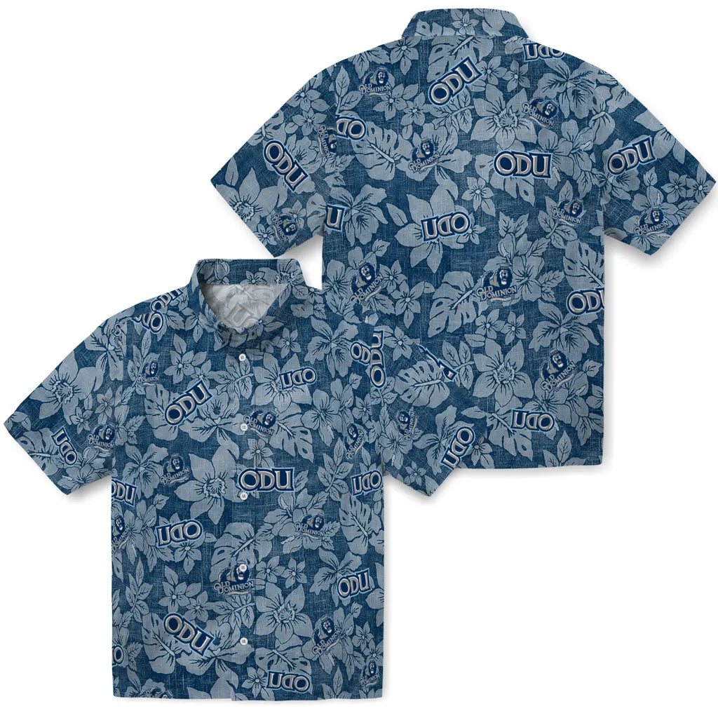 Old Dominion Monarchs Hawaiian Shirt - Hibiscus Oasis | Hula Hawaiian Shirts