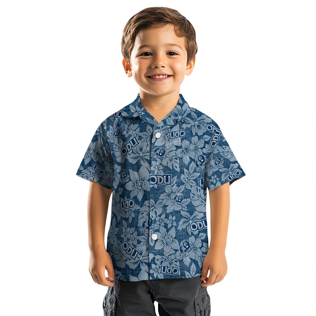 Old Dominion Monarchs Hawaiian Shirt - Hibiscus Oasis | Hula Hawaiian Shirts