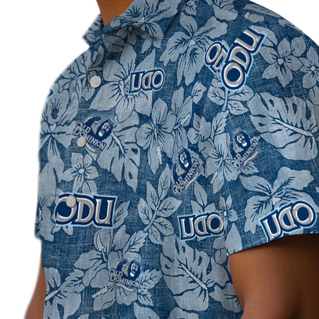 Old Dominion Monarchs Hawaiian Shirt - Hibiscus Oasis | Hula Hawaiian Shirts