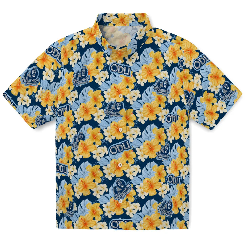 Old Dominion Monarchs Hawaiian Shirt - Hibiscus Tropics | Hula Hawaiian Shirts