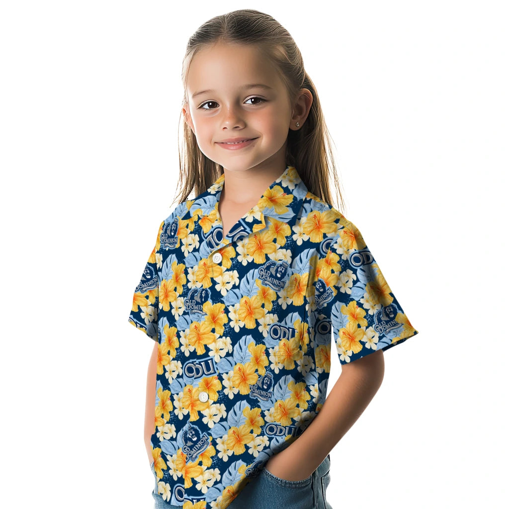 Old Dominion Monarchs Hawaiian Shirt - Hibiscus Tropics | Hula Hawaiian Shirts