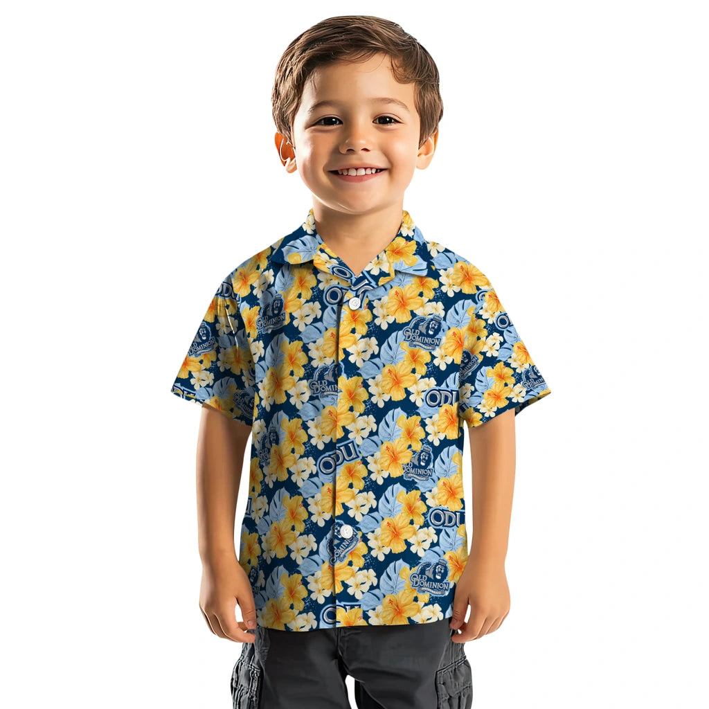 Old Dominion Monarchs Hawaiian Shirt - Hibiscus Tropics | Hula Hawaiian Shirts