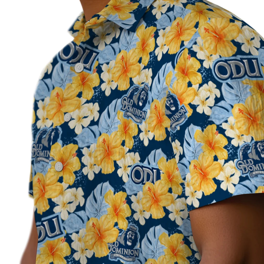 Old Dominion Monarchs Hawaiian Shirt - Hibiscus Tropics | Hula Hawaiian Shirts