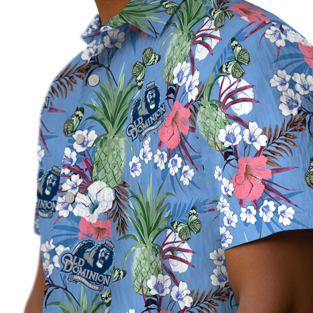 Old Dominion Monarchs Hawaiian Shirt - Pineapple Bouquet | Hula Hawaiian Shirts
