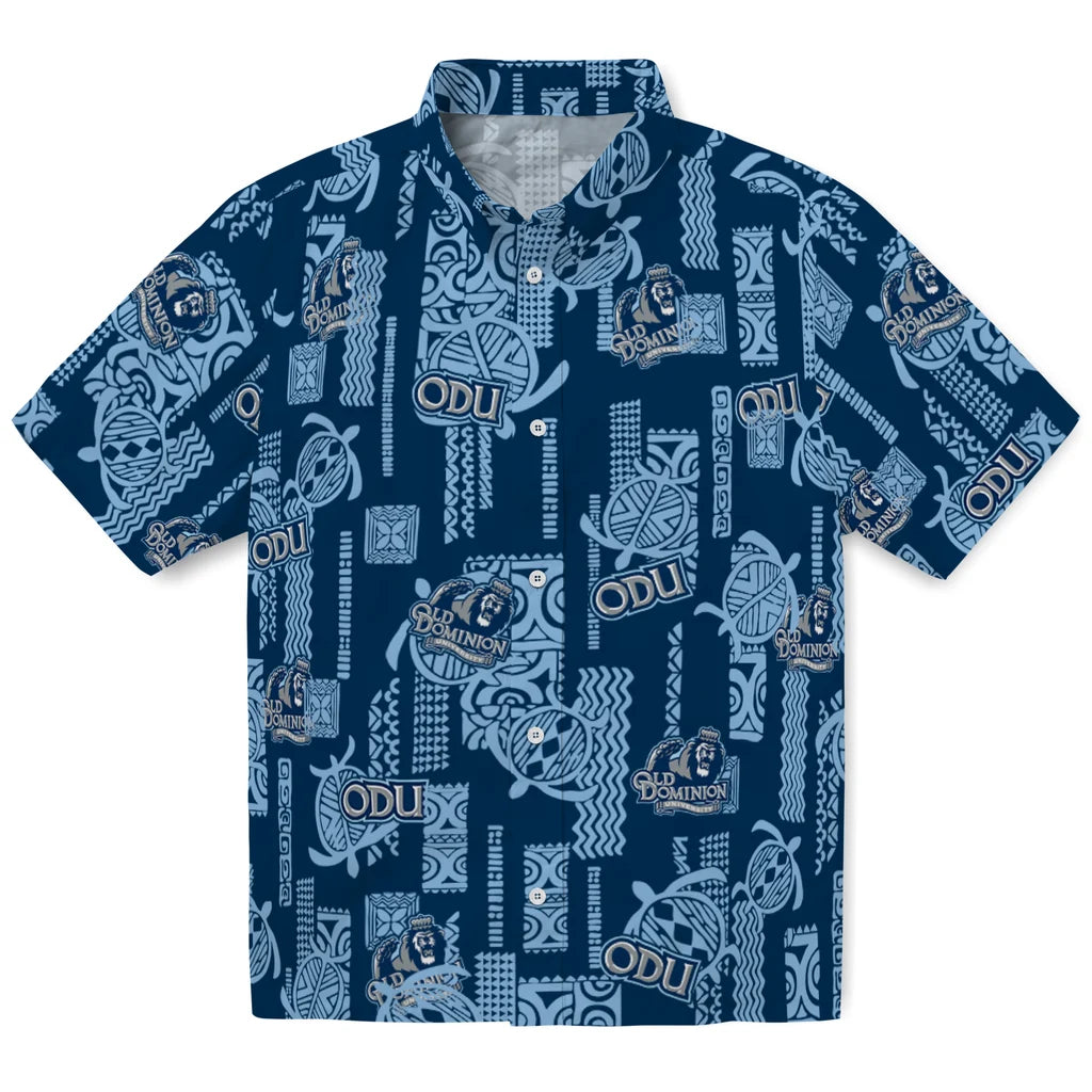 Old Dominion Monarchs Hawaiian Shirt - Turtle Lines | Hula Hawaiian Shirts