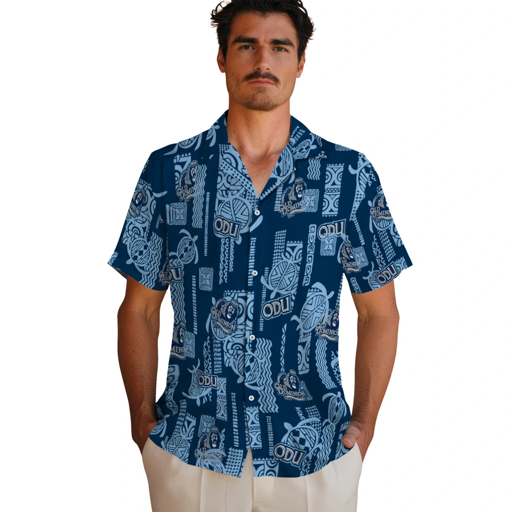 Old Dominion Monarchs Hawaiian Shirt - Turtle Lines | Hula Hawaiian Shirts