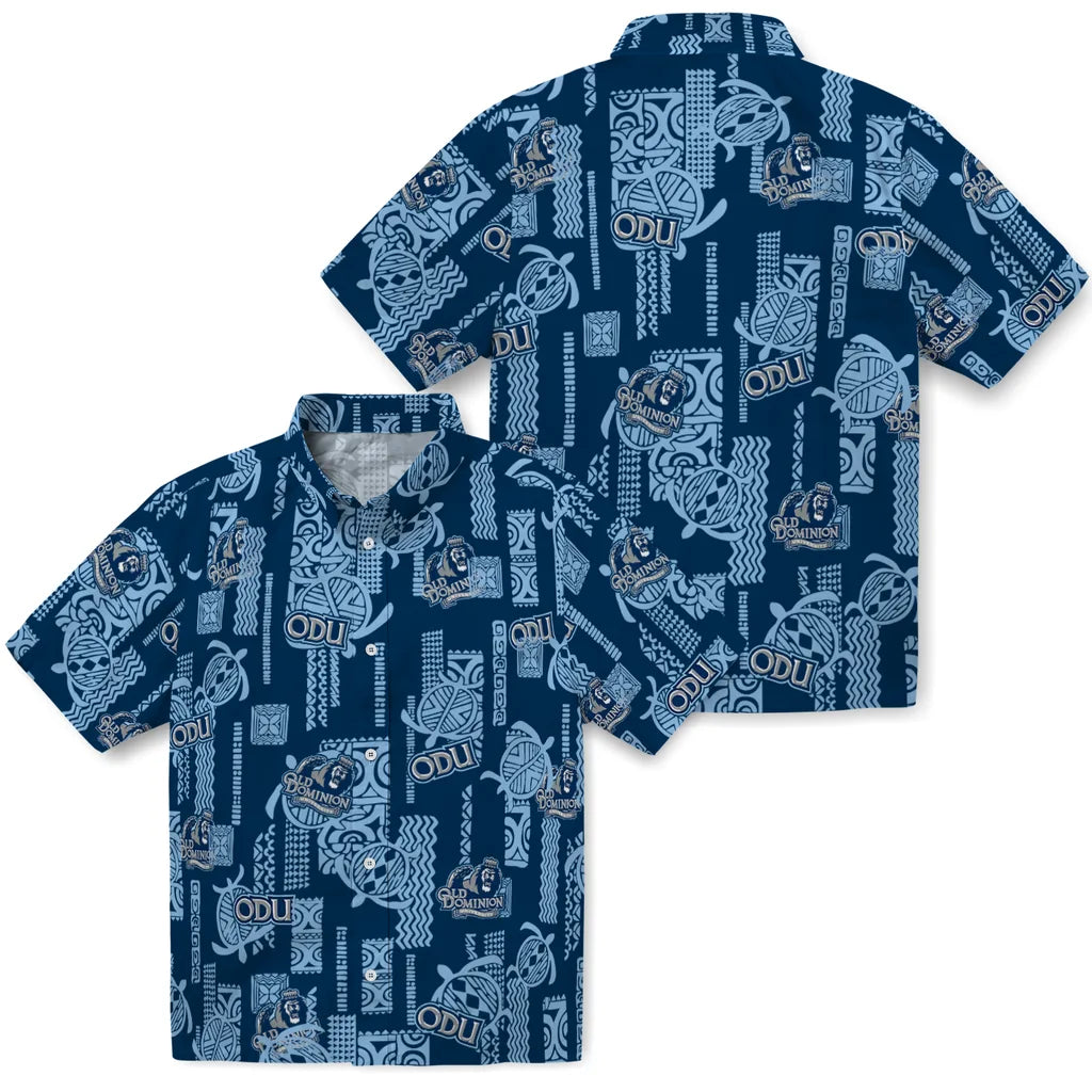 Old Dominion Monarchs Hawaiian Shirt - Turtle Lines | Hula Hawaiian Shirts