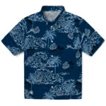 Old Dominion Monarchs Hawaiian Shirt - Wave Palm | Hula Hawaiian Shirts