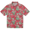 Ole Miss Rebels Hawaiian Shirt - Anthurium Overlay | Hula Hawaiian Shirts