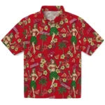 Ole Miss Rebels Hawaiian Shirt - Hawaiian Girls Design | Hula Hawaiian Shirts