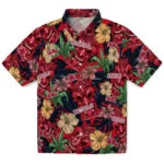 Ole Miss Rebels Hawaiian Shirt - Hibiscus Tiki Jungle | Hula Hawaiian Shirts
