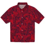 Ole Miss Rebels Hawaiian Shirt - Leaf Outline | Hula Hawaiian Shirts