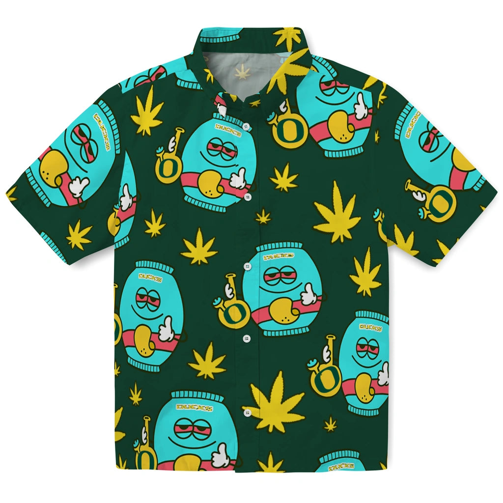 Oregon Ducks Hawaiian Shirt - Chill Vibe | Hula Hawaiian Shirts