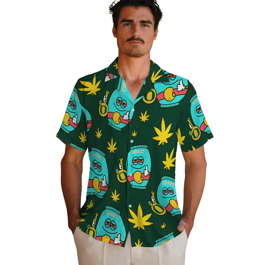 Oregon Ducks Hawaiian Shirt - Chill Vibe | Hula Hawaiian Shirts