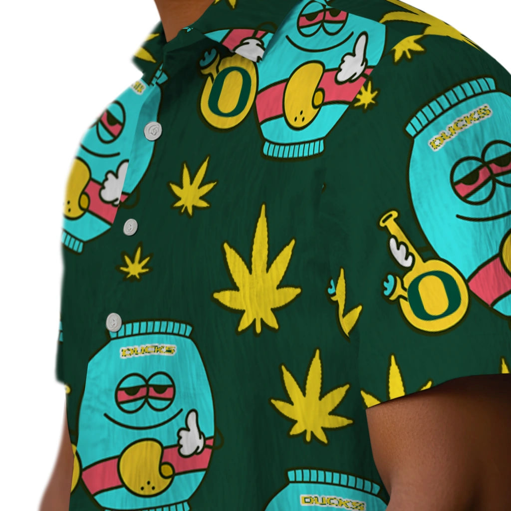 Oregon Ducks Hawaiian Shirt - Chill Vibe | Hula Hawaiian Shirts