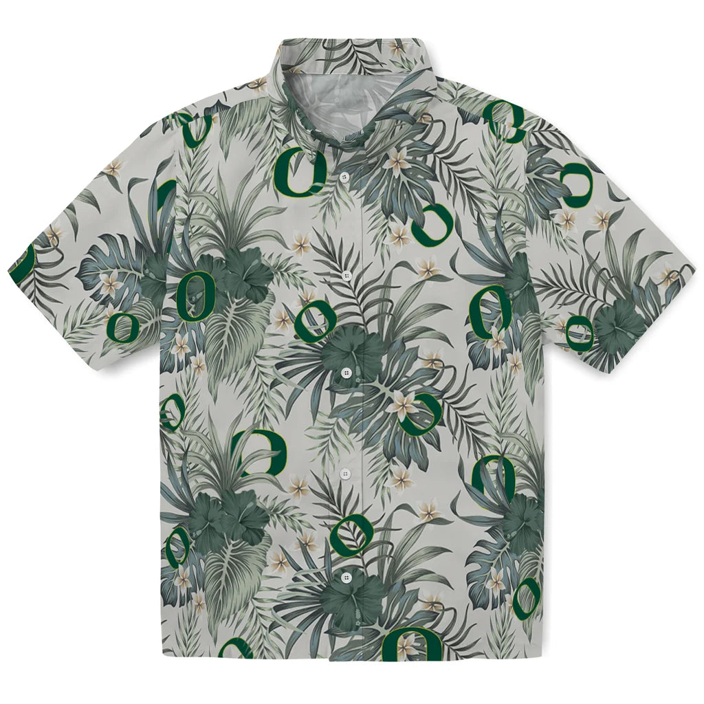Oregon Ducks Hawaiian Shirt - Hibiscus Designs | Hula Hawaiian Shirts