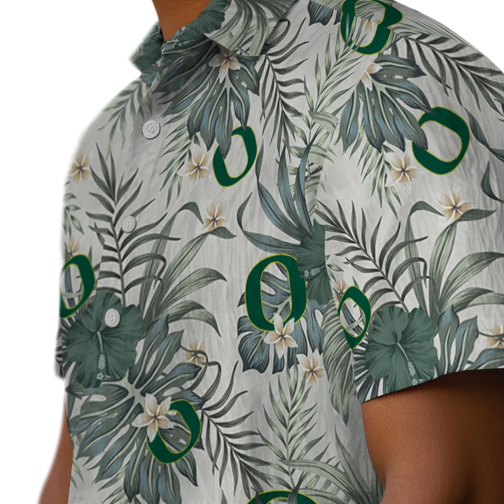 Oregon Ducks Hawaiian Shirt - Hibiscus Designs | Hula Hawaiian Shirts