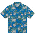 Orlando Magic Hawaiian Shirt - Flamingo and Hibiscus | Hula Hawaiian Shirts