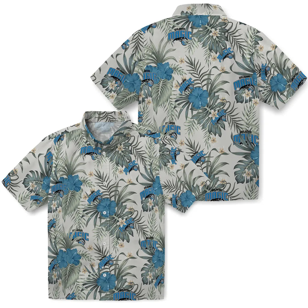 Orlando Magic Hawaiian Shirt - Hibiscus Designs | Hula Hawaiian Shirts